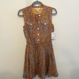 Nine West Leopard Print Dress - Brown and Tan